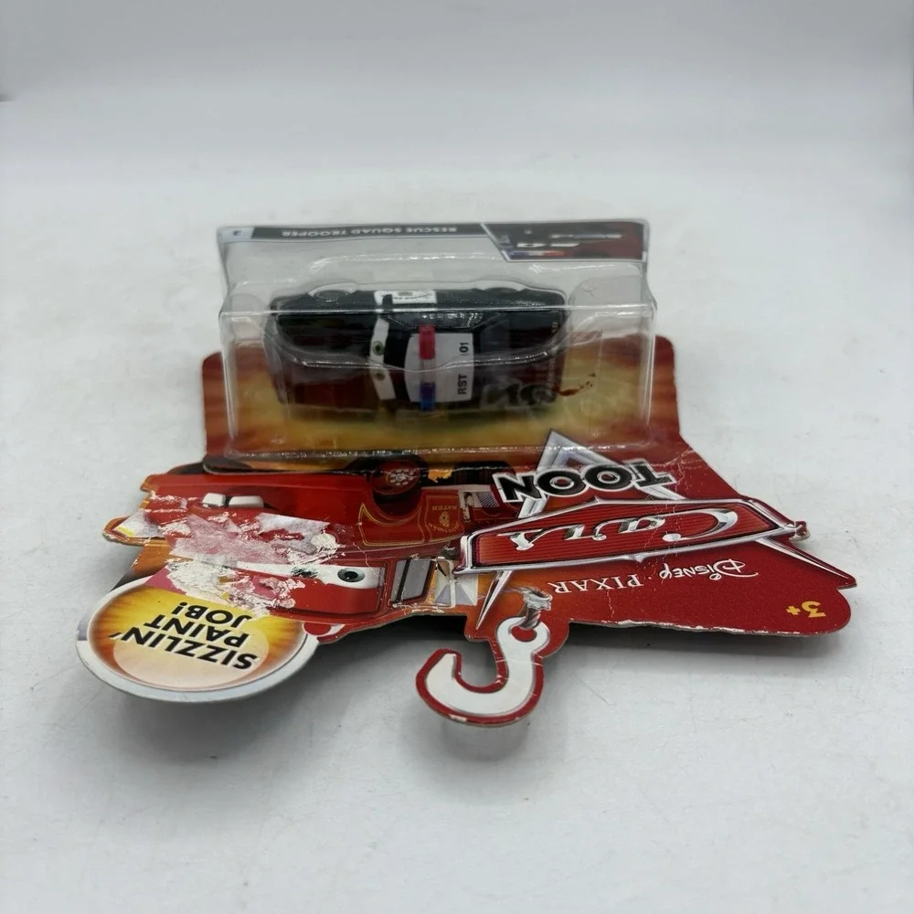 Disney Pixar Cars Toon Police Toy Car Rescue Squad Trooper 3‎ Mater